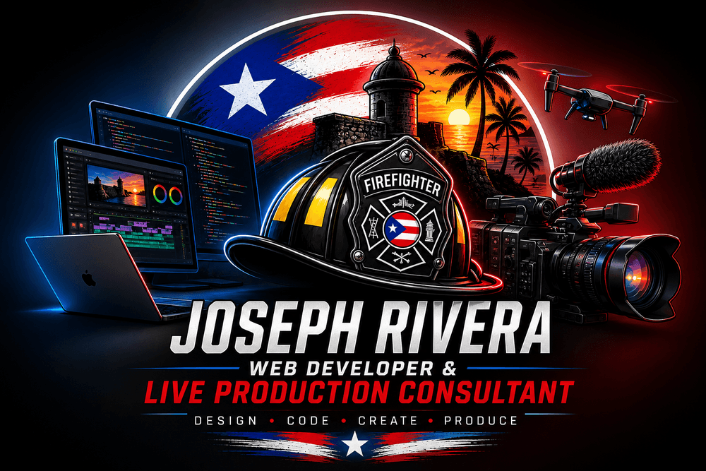 Joseph Rivera — Web Developer & Live Production Consultant